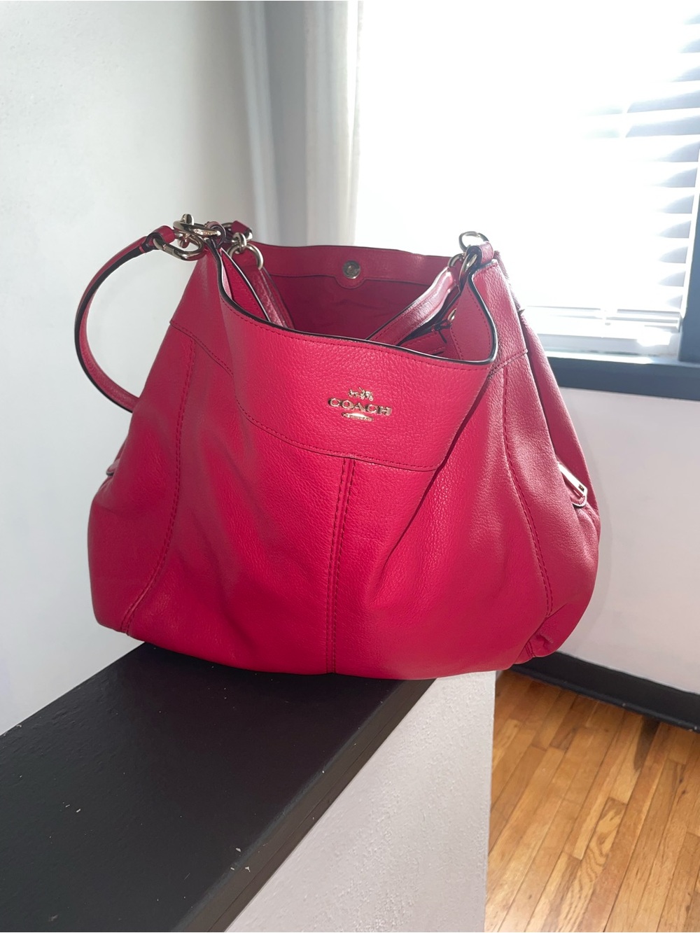 Hot Pink Coach Shoulder Bag